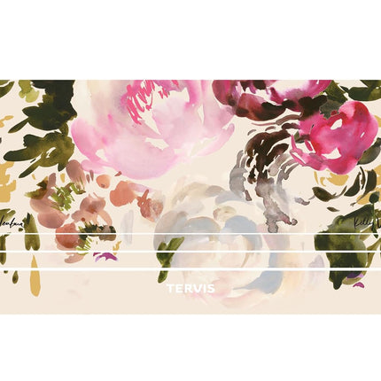 Tervis Traveler Kelly Ventura Colección Floral Vaso Térmico Aislado de Triple Pared, Mantiene Bebidas Frías y Calientes, 20 oz - Acero Inoxidable, Posy