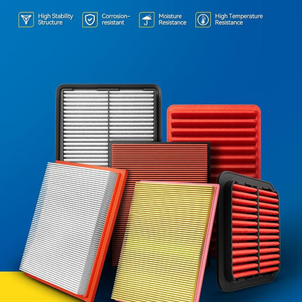 PHILTOP Engine Air Filter CA10650 Replacement for Select 2009-2014 Honda Fit (1.5L)