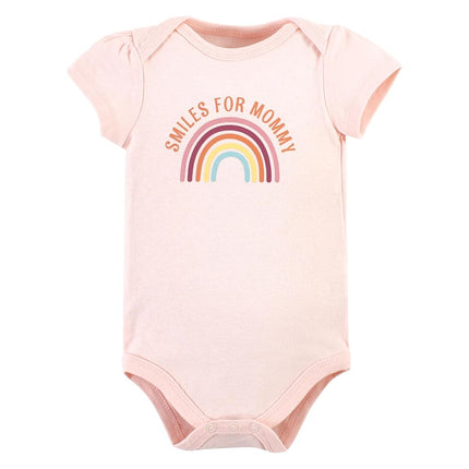 Grenouillères bébé en coton unisexe Hudson Baby, motifs Sunshine Rainbows, 3-6 mois