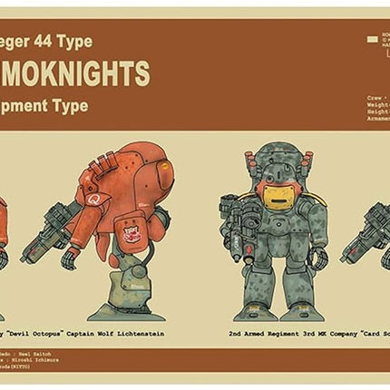 Hasegawa Seisakusho Co 1:20 Scale Maschinen Krieger Type Mark 44 Ammoknights Model Kit
