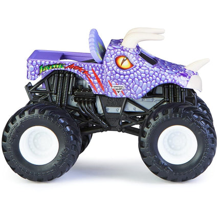 2022 Spin Master 1:64 Diecast Truck with Bonus Accessory: Arena Favorites Jurassic Attack