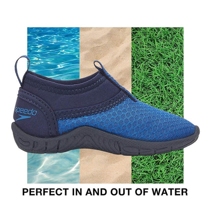 Speedo Unisex-Child Tidal Cruiser Watershoe Blue Size: 13 Big Kid