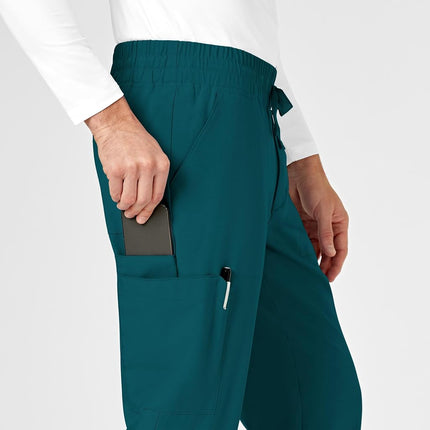 WonderWink Men's Cargo Jogger Pant, Caribbean, Small