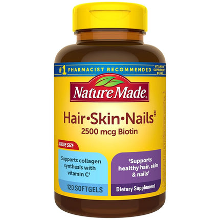 Nature Made Hair, Skin and Nails with 2500 mcg Bio