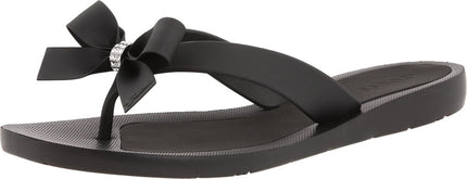 Guess Women's Tutu flat Sandal, Black 001, 9