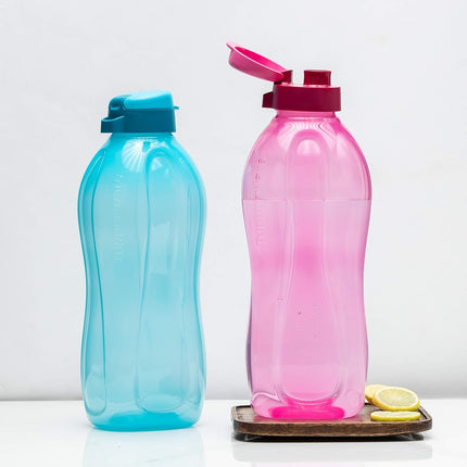 Tupperware Aquasafe Eco Fliptop Bottle 2l 2pc