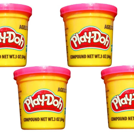 Play-Doh Pink (4 Pack) 3 Ounce Cans