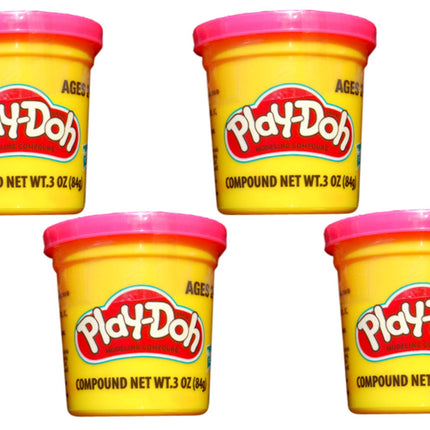 Play-Doh Pink (4 Pack) 3 Ounce Cans
