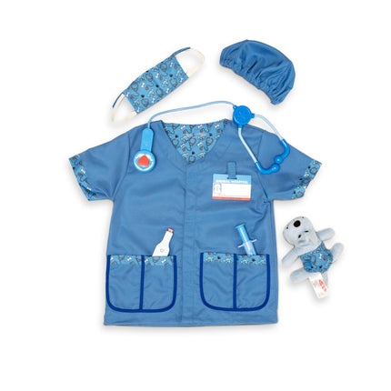 Melissa & Doug Veterinarian Role-Play Costume Set 
