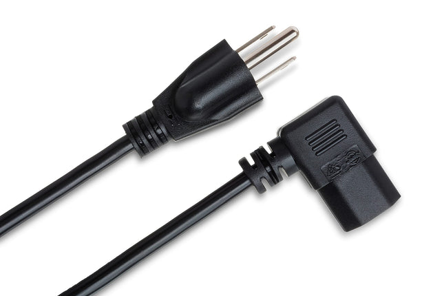 Hosa PWC-141R 1-Feet IEC C13 to Nema 5-15P RA Power Cord