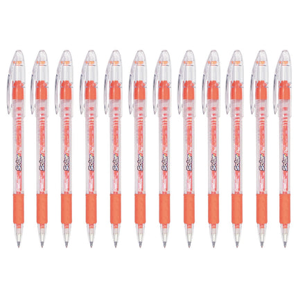 Pentel Solar Pop Neon Gel Pen, (0.6mm) Medium Line