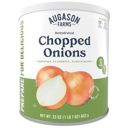 Augason Farms Dehydrated Chopped Onions #10 Can, 23 oz by Augason Farms