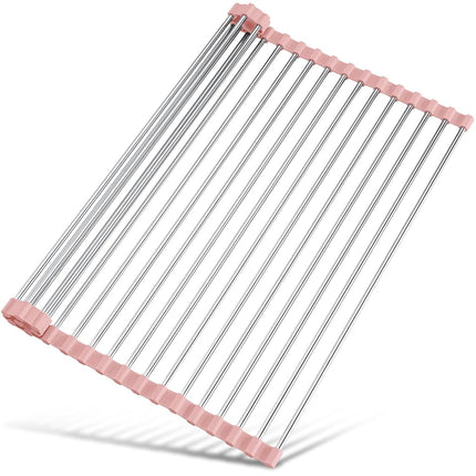 Tomorotec Roll Up Dish Drying Rack Over Sink, 304 