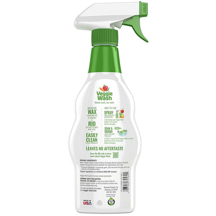 Veggie Wash Organic Fruit and Vegetable Wash, 16-oz