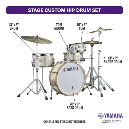Yamaha Drum Set (SBP0F4HCLW)