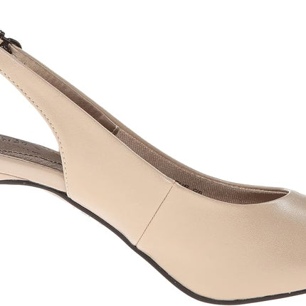 LifeStride Women's Teller Dress Pump, Taupe, 6 W US