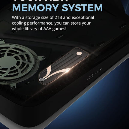 SABRENT M.2 NVMe Heatsink for PS5 with Thermal Silicone Pad