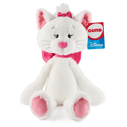 GUND Disney Peluche oficial de Marie Toothpick, animal de peluche de la gata de Los Aristogatos para mayores de 1 año, blanco, 15 pulgadas