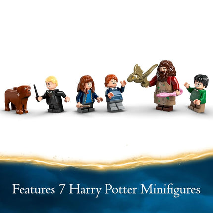 LEGO Harry Potter Hagrid’s Hut: An Unexpected Visit, Toy House for 8 Plus Year Old Kids, Boys & Girls, Includes Dragon and Dog Figures plus 5 Character Minifigures Incl Hermione & Ron, Gift Idea 76428