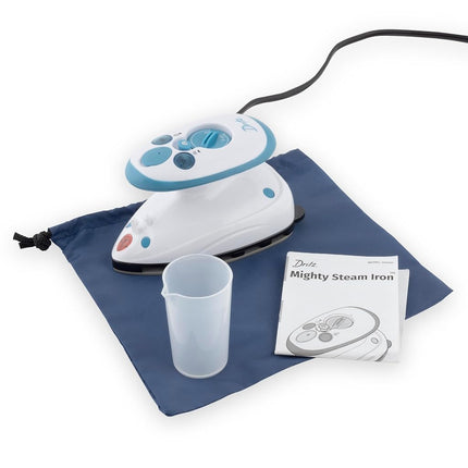 Dritz Notions 653380 Mighty Travel Steam Iron, White