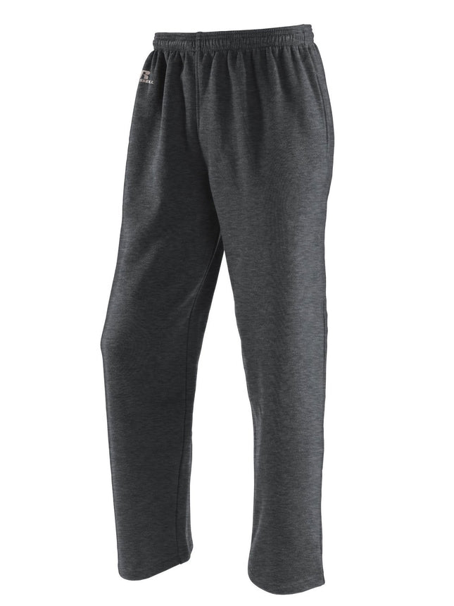Russell Athletic Youth Dri-Power Fleece Sweatpants & Joggers with Pockets, Moisture Wicking, Sizes S-XL, Black Heather, Medium