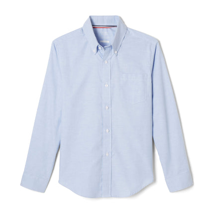 French Toast Boys' Long Sleeve Oxford Shirt (Stand