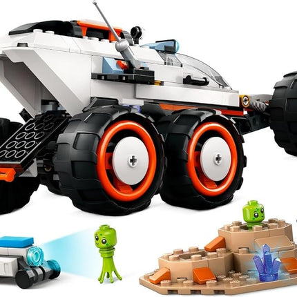 LEGO City Space Explorer Rover and Alien Life Building Toys Set for 6 Plus Year Old Boys, Girls & Kids with Astronaut Minifigures, Toy Robot and Alien Figures for Imaginative Play, Birthday Gift 60431