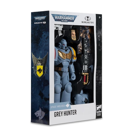 McFarlane Warhammer 40,000 Grey Hunter (Space Wolves) 7in Action Figure Toys