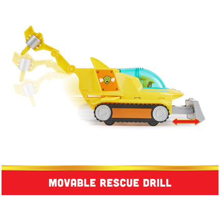 PAW Patrol Aqua Pups Rubble Transforming Hammerhead Shark Vehicle with Collectible Action Figure, Kids’ Toys for Ages 3 and up
