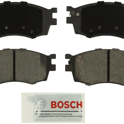 BOSCH BE1156 Blue Ceramic Disc Brake Pad Set - Compatible With Select Hyundai Accent; Kia Rio, Rio5; FRONT