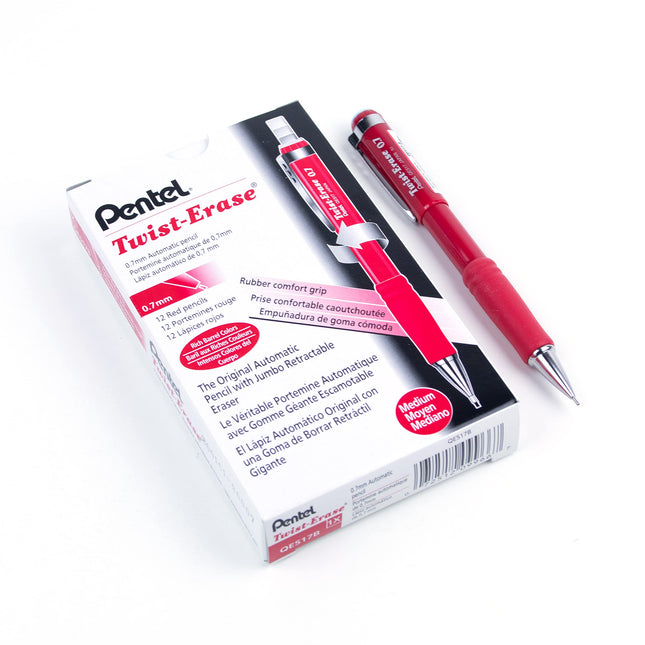 Pentel Twist-Erase III Mechanical Pencil, 0.7mm, R