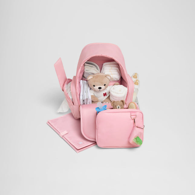 Mochila Pañalera Huggies Signature Hug Pack, Rosa Nupcial, T/U