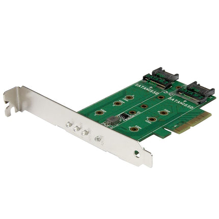 StarTech 3-Port M.2 Adapter, 1x NVMe and 2x SATA I