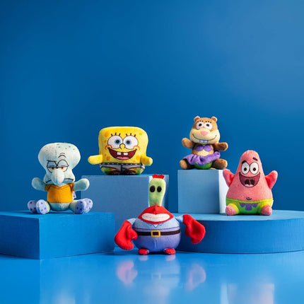 Micro Teenies – SpongeBob SquarePants Collector 5-Pack - Mr Krabs, Sandy, SpongeBob in Underpants