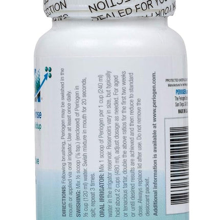 Periogen -El único producto en el mundo clínicamente probado para reducir progresivamente la acumulación de sarro dental que es la causa de las encías rojas, doloridas o sangrantes.