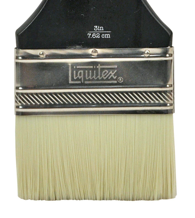 Liquitex Freestyle Large Scale Brush, Broad Flat/Varnish 3-Inch, Long Handle