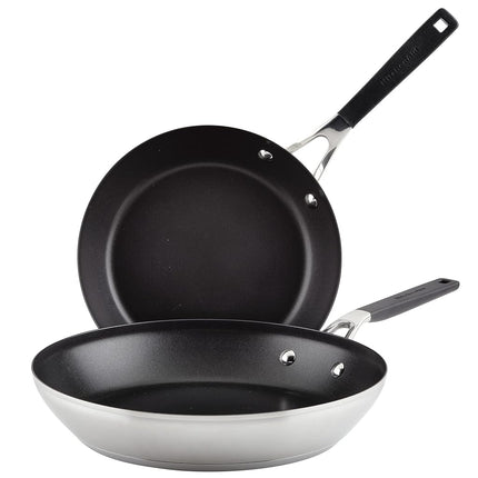 KitchenAid Stainless Steel Nonstick Frying Pans/Sk