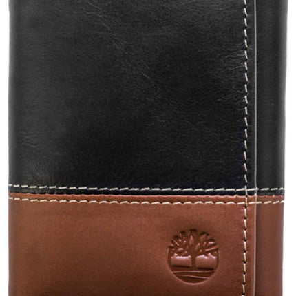Timberland mens Leather Trifold With Id Window Tri