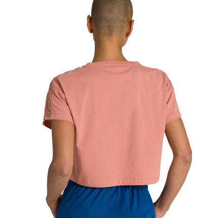 Arena Women's Corinne Team T-Shirt Crop Top, Triple Powder Pink, X-Large