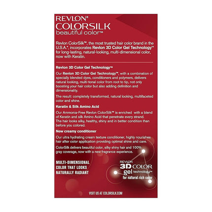 Revlon ColorSilk Hair Color, 30 Dark Brown 1 ea (Pack of 6)