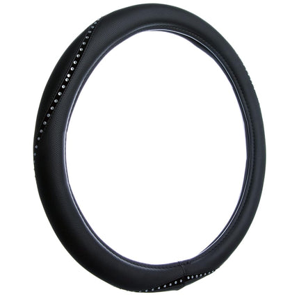 Custom Grip 38466P Black Rope Bling TPE Core Steering Wheel Cover