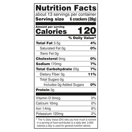 Galletas de Trigo Integral Originales Triscuit, Galletas Veganas, Bocadillos Saludables, Bocadillos para el Almuerzo, Tamaño Familiar, 12.5 oz