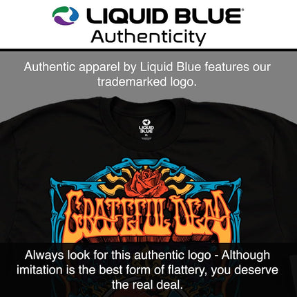 Liquid Blue Men's Steal Your Trippy T-Shirt, Black, S