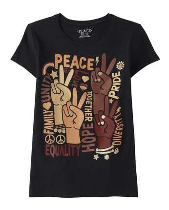 The Children's Place Girls' Short Sleeve Graphic T