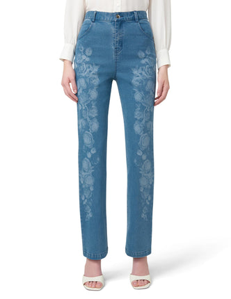 HUE Women's Ultra Soft High Waist Denim Baby Bootc
