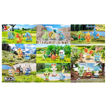 Takara Tomy Pokemon 30th Anniversary Moncolle Travel Set of 3 Kanto Region
