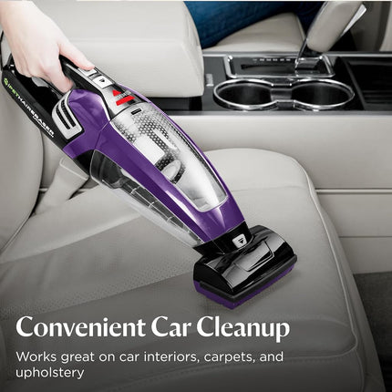 Bissell Pet Hair Eraser Lithium Ion Hand Handheld Cordless Vacuum, Purple