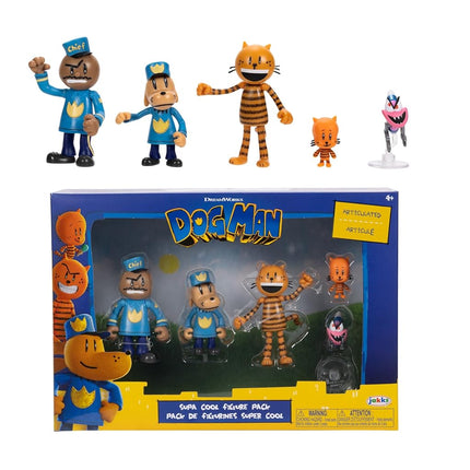 Dog Man Supa Cool 6cm Figure Pack