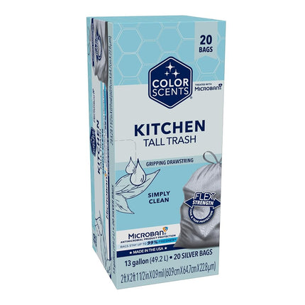 Color Scents Tall Kitchen Trash Bags - 13 Gallon, 