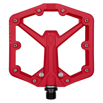 Crankbrothers Stamp 1 Version 2 MTB Pedal, Large Red